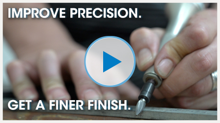 65,000 RPM Pencil Grinder Improves Precision for Finer Surface Quality