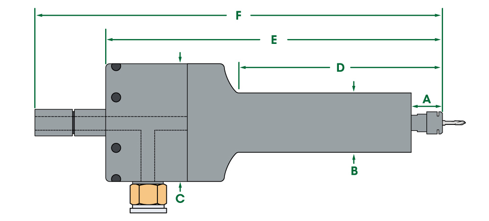 650XLJS (100 mm) Dimensional Drawing